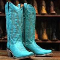 Tanner Mark - Women's Addy Square Toe Leather Boots