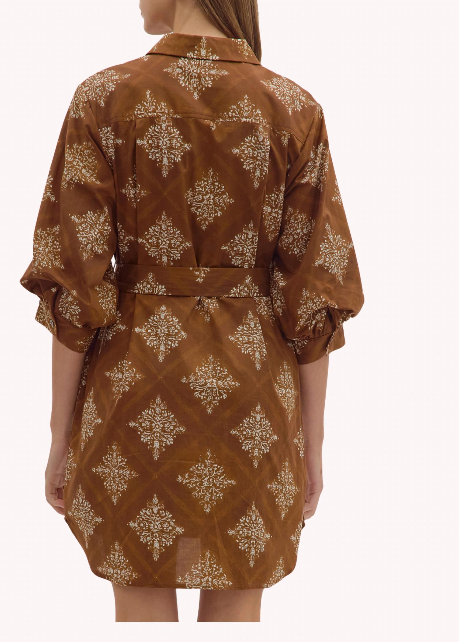 entro Millie Dress in brown - women's dress - view 4