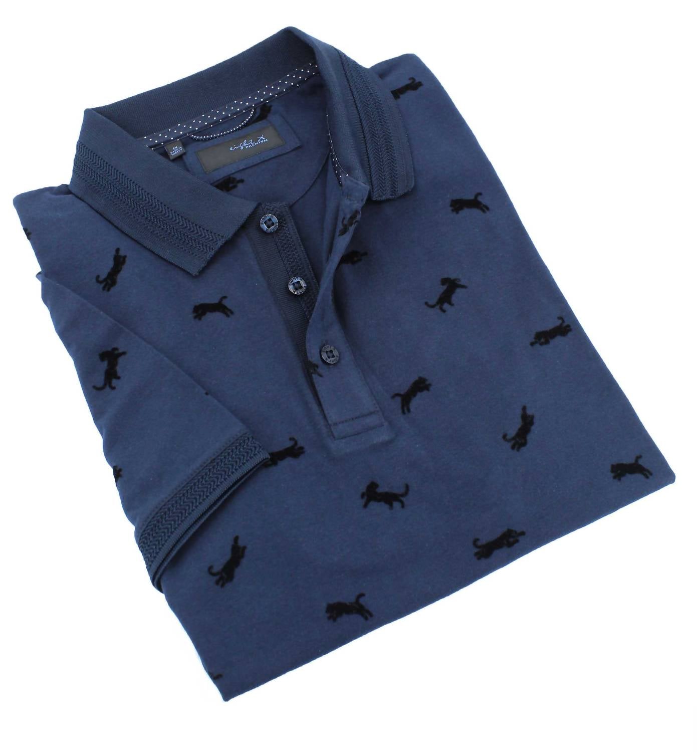 Eight X - Cheetah Flocking Polo