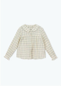 Arsène Et Les Pipelettes - Emilie Crepe Check Blouse
