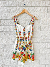 Farm Rio - Floral Print Mini Dress