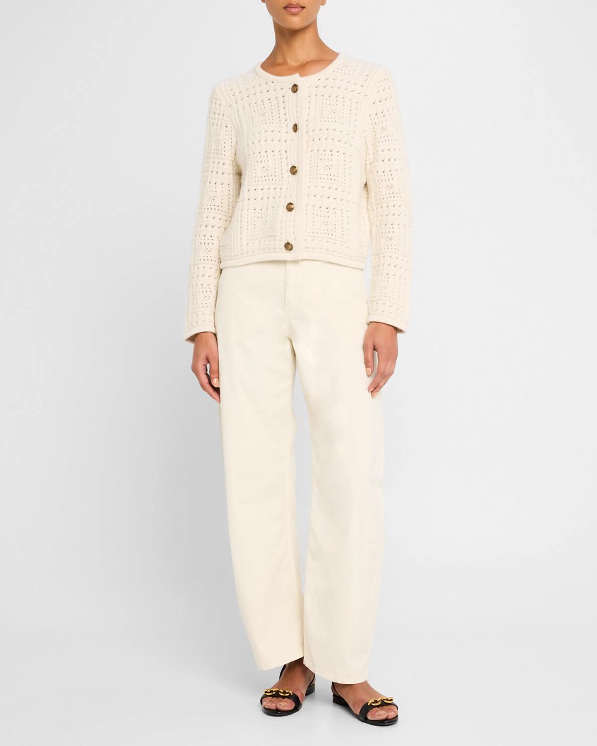 Nili Lotan - Tribeca Barrel-leg Pant