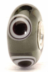 Trollbeads Women's Eye Bead Glass Bead Charm in green black - women's jewelry