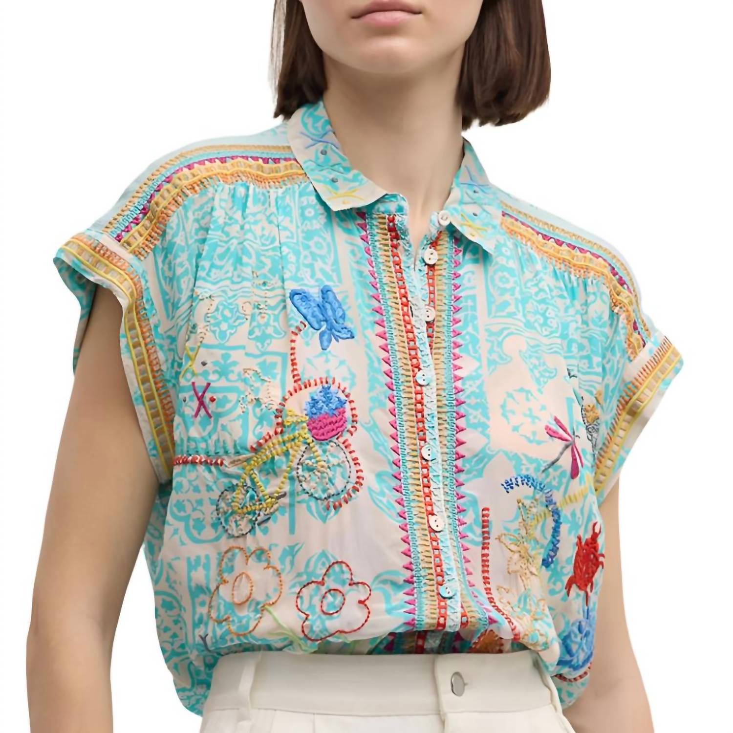Johnny Was - Dionne Button Down