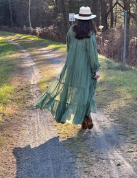 Pearl And Caviar - Daphne Long Sleeve Maxi Dress