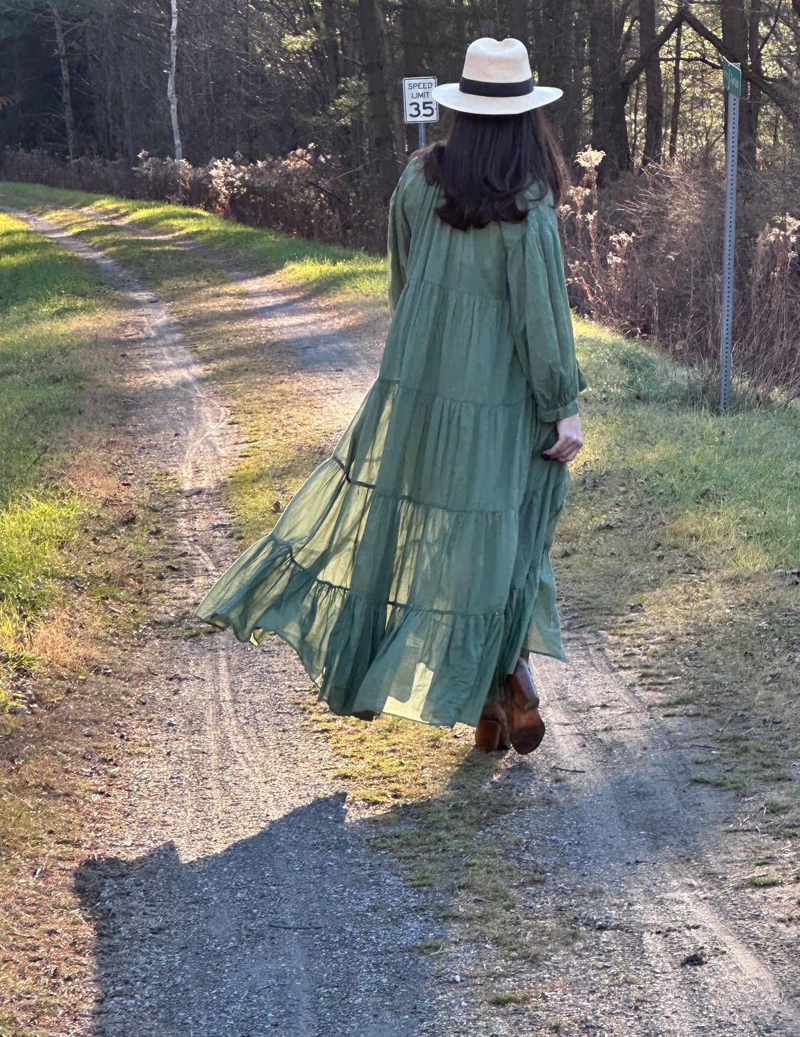 Pearl And Caviar - Daphne Long Sleeve Maxi Dress