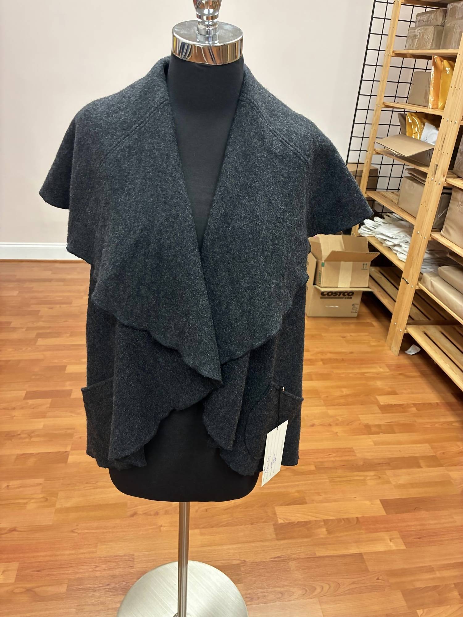 Quiet Luxury - Women's Boiled Wool Cape