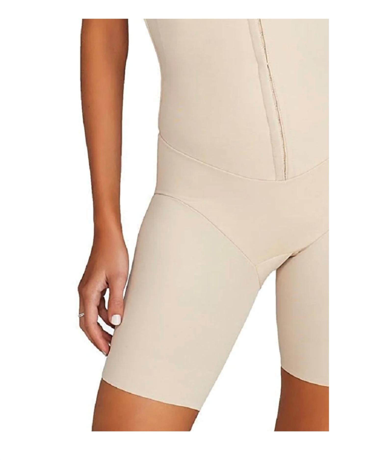 Miraclesuit Shapewear Inches Off Waist Cinching Thong in nude - women's intimate - detail view
