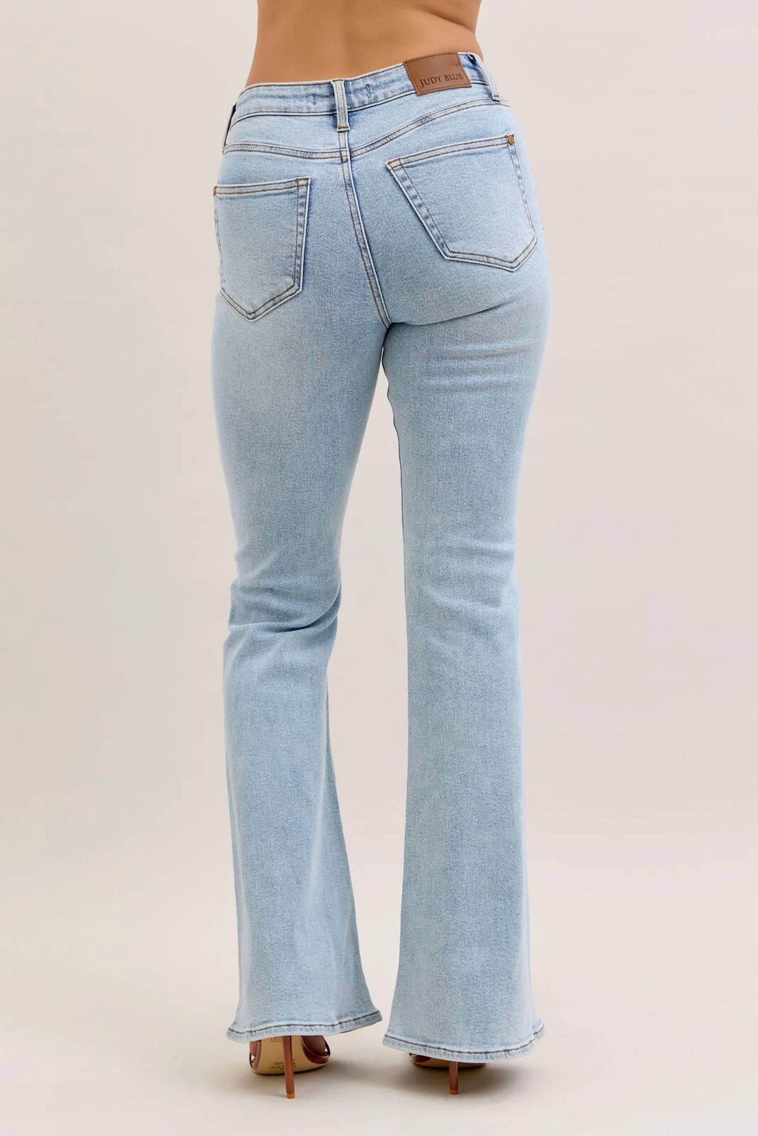 Judy Blue - Button Fly Front Pocket Jeans