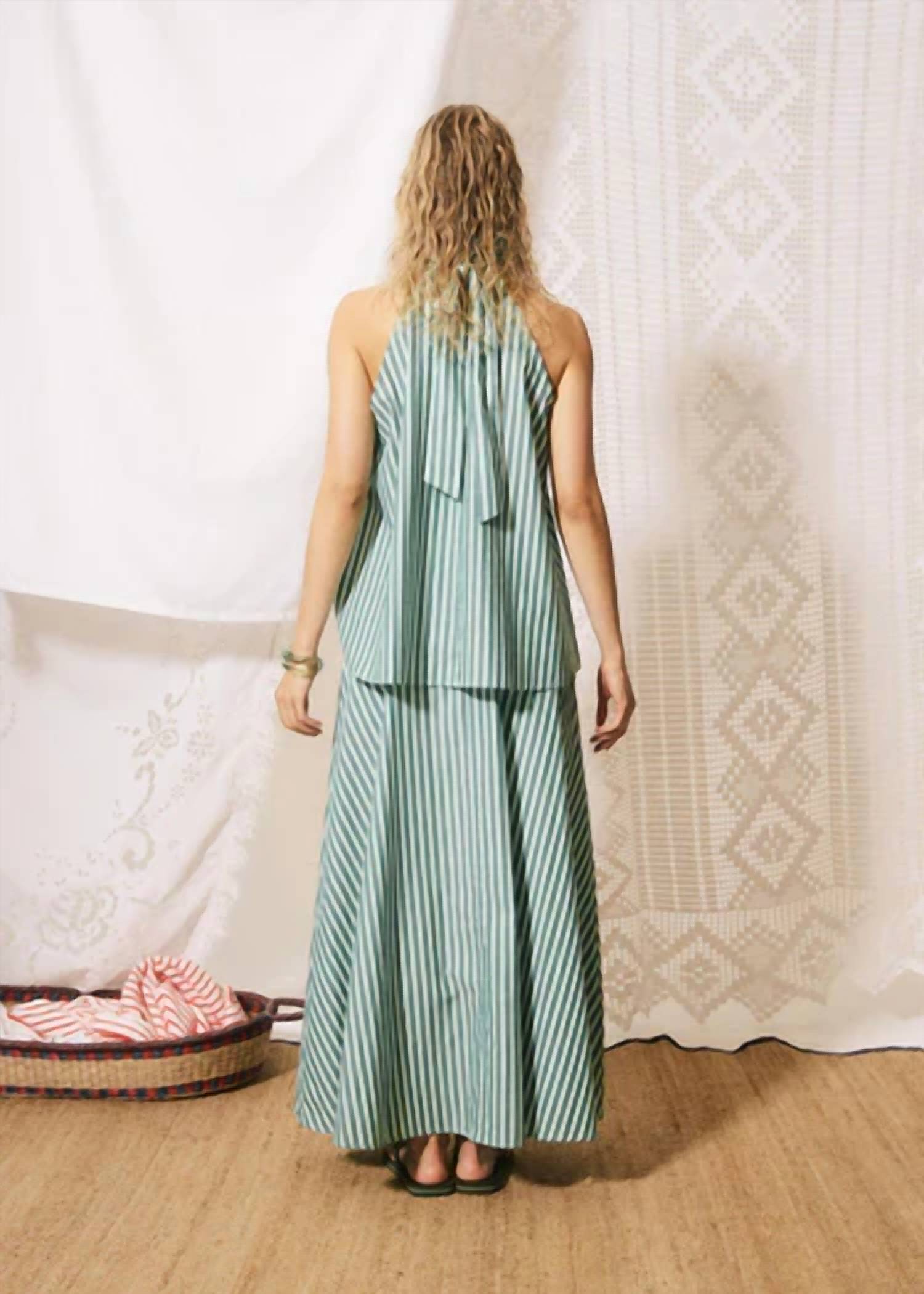 Frnch - High Waisted Wrap Maxi Skirt