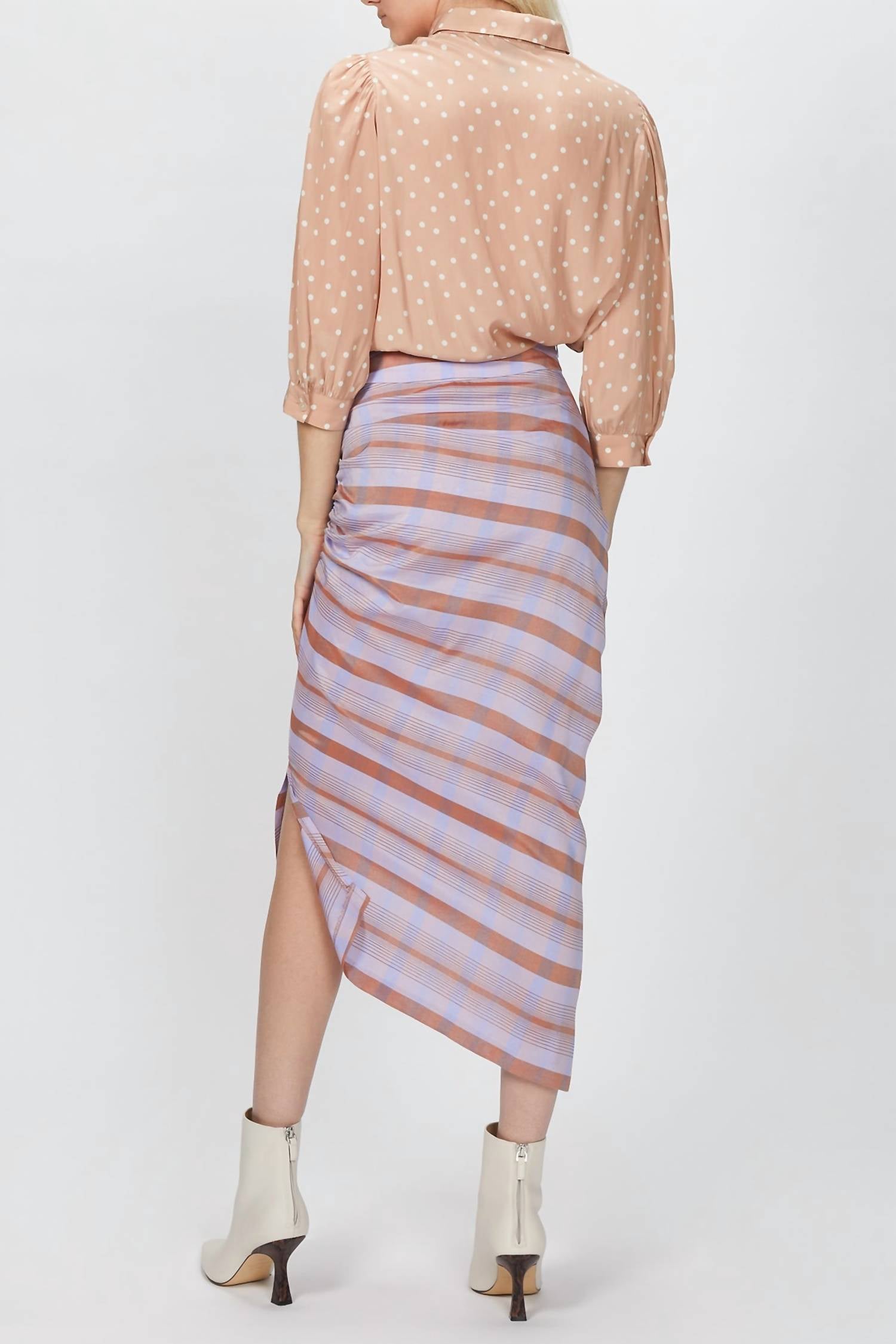 SHIRRED POCKET BLOUSE