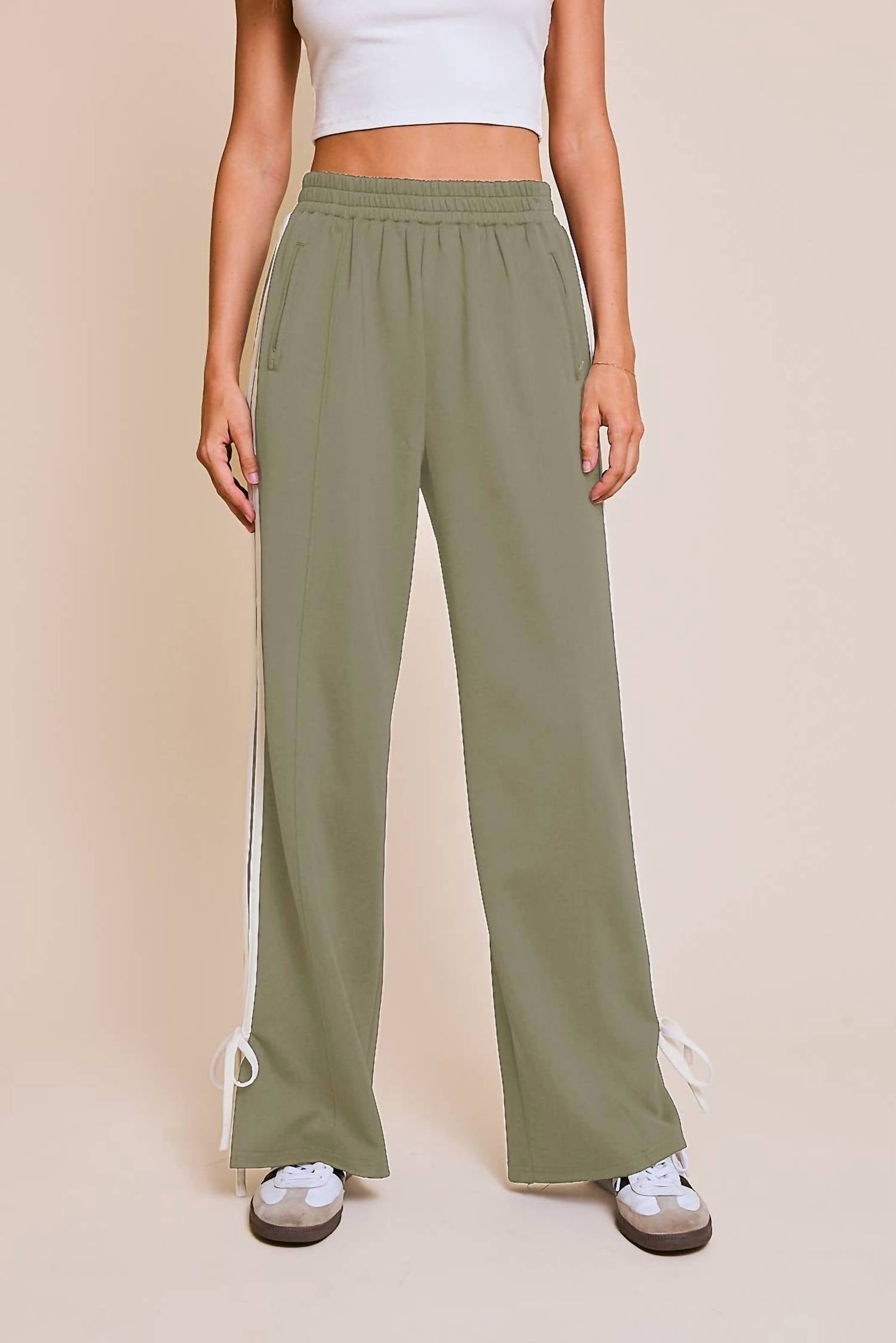 Le Lis - Track Pants with Bow Detail