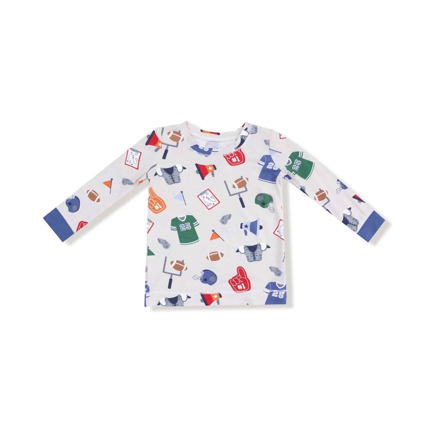 Angel Dear - Boys Game Day Long Sleeve Loungewear Set