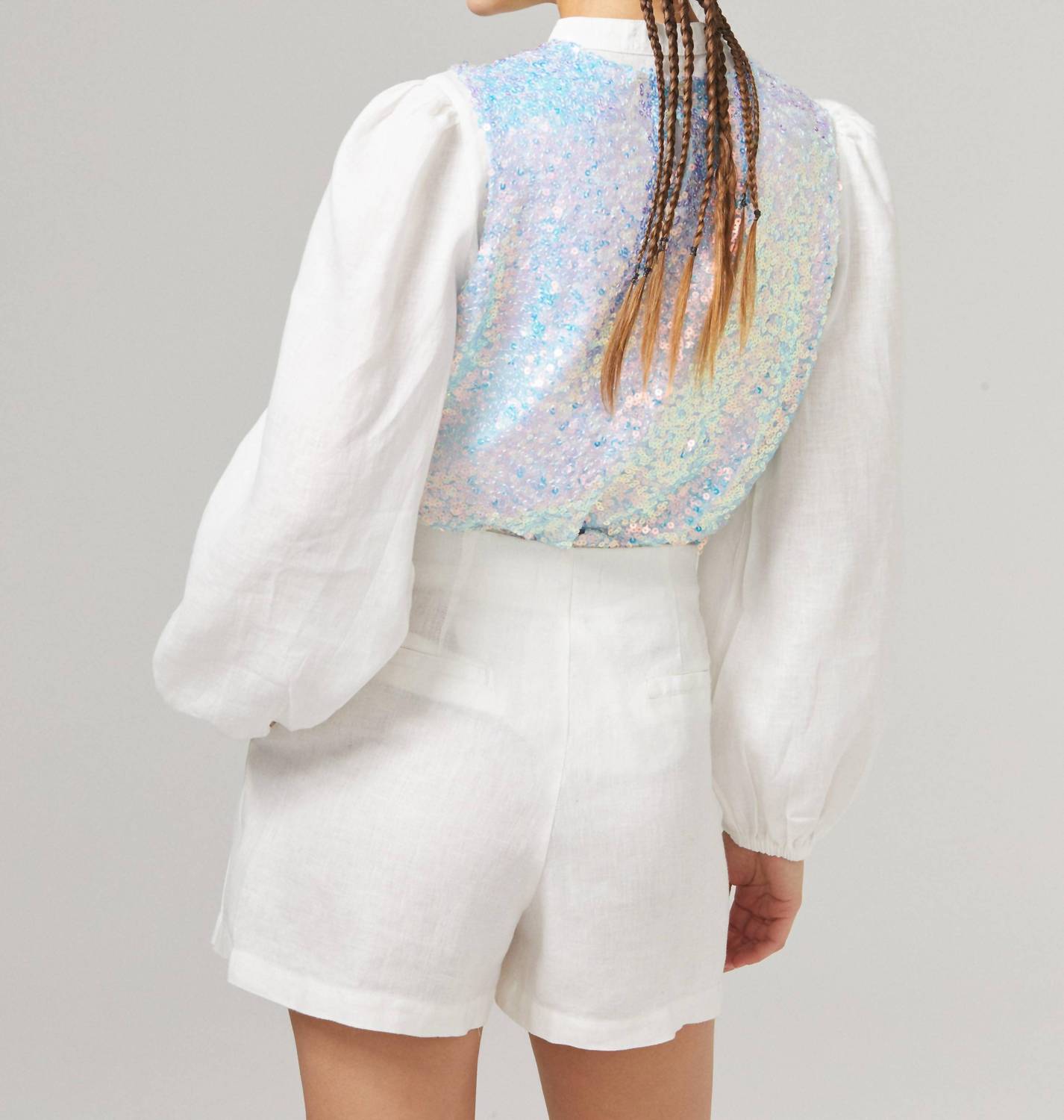 Lanhtropy - Mermaid Sequin Top