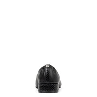 DONALD PLINER Women's Ladonna Ballerina Leather Slip-on Flats in black - women's flats - alternate view