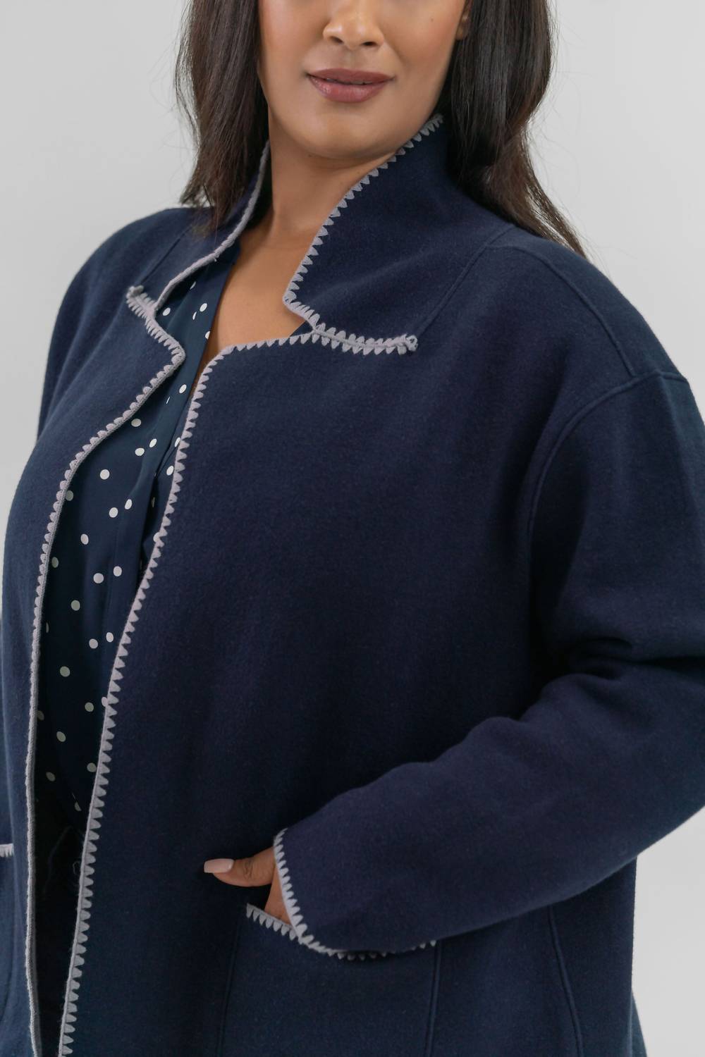Nic + Zoe - Cool Nights Reversible Knit Jacket - Plus