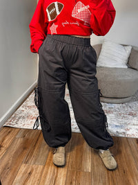 Papermoon - Eli Side Ribbon Tie Jogger Pant
