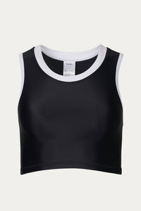CROP SWIM TOP
