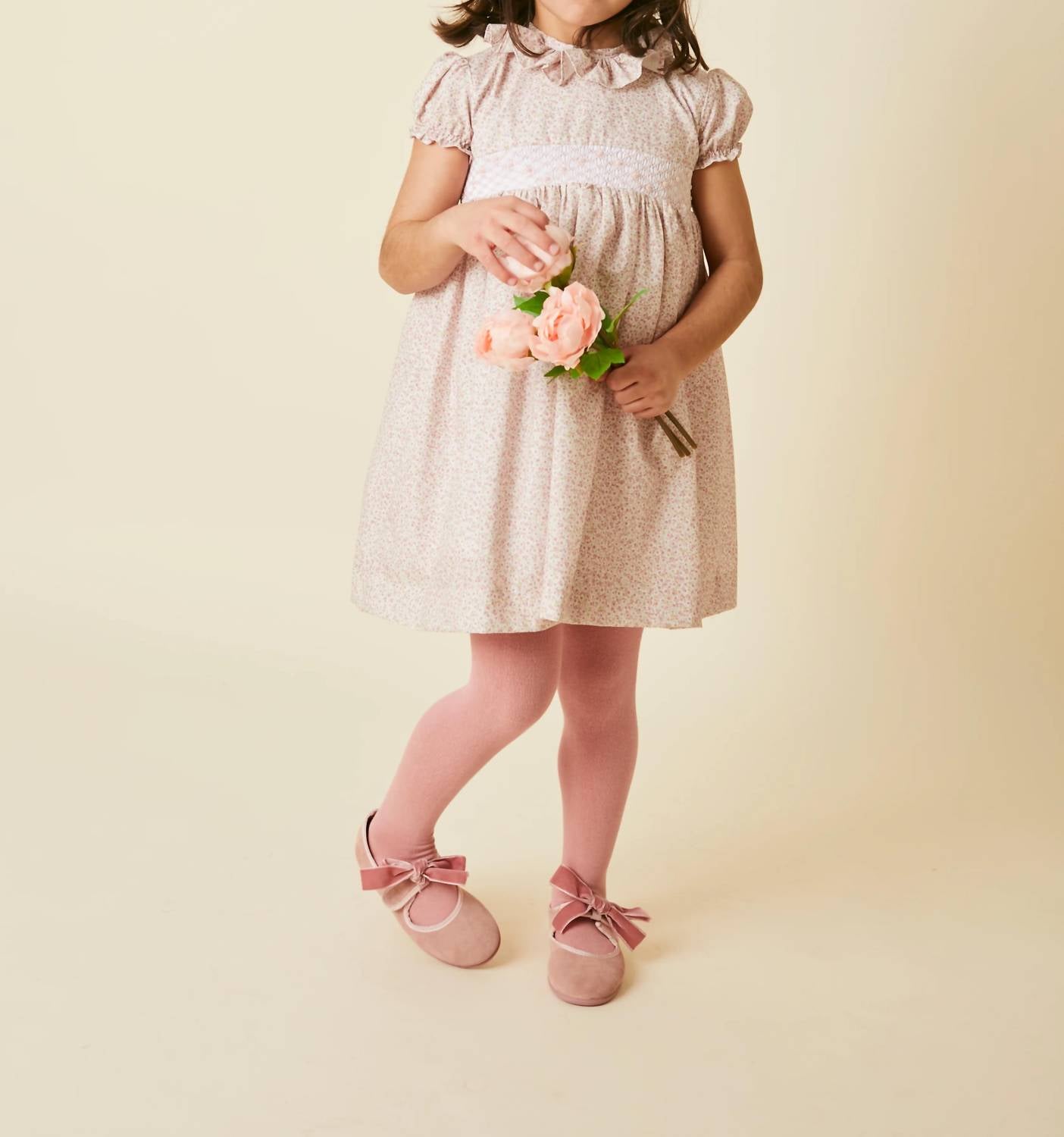 Pi And Pa - Sienna Handsmocked Dress