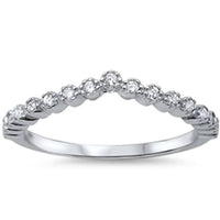 Starlette Women's Mia Stackable Ring in silver - women's jewelry