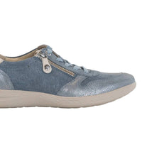 Fidelio Women's Hallux Hi-energy Sneaker in royal faille kombi - women's sneaker - detail view