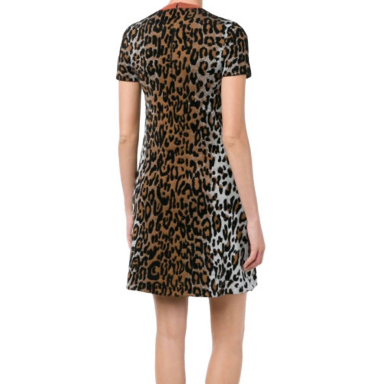 Stella Mccartney - Cheetah Print T-Shirt Dress