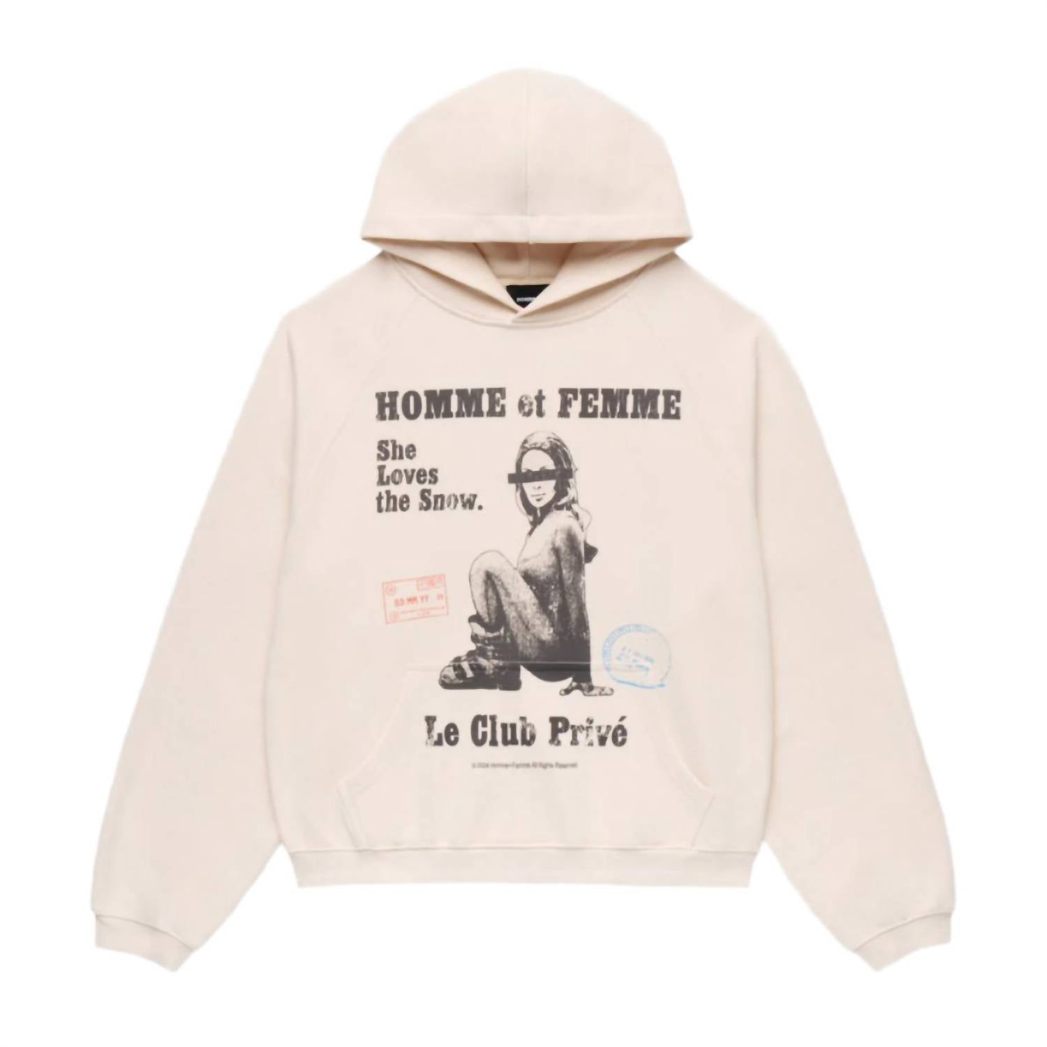 Homme + Femme - Men's Snow Bunny Hoodie