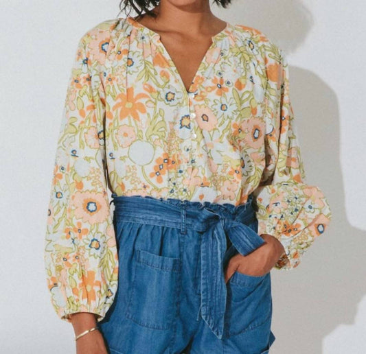 Galena Floral Poplin Blouse