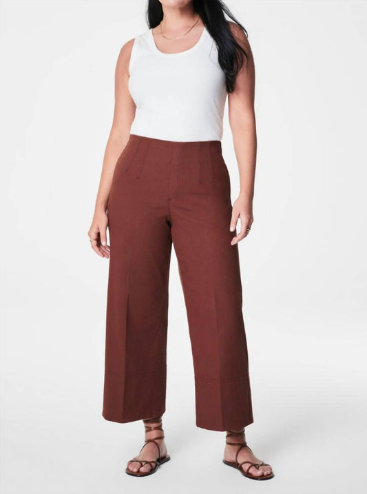 Spanx - Stretch Twill Cropped Wide Leg Pant