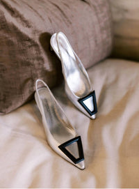 Roberto Festa - Women's Dorien Metallic Slingback Heel