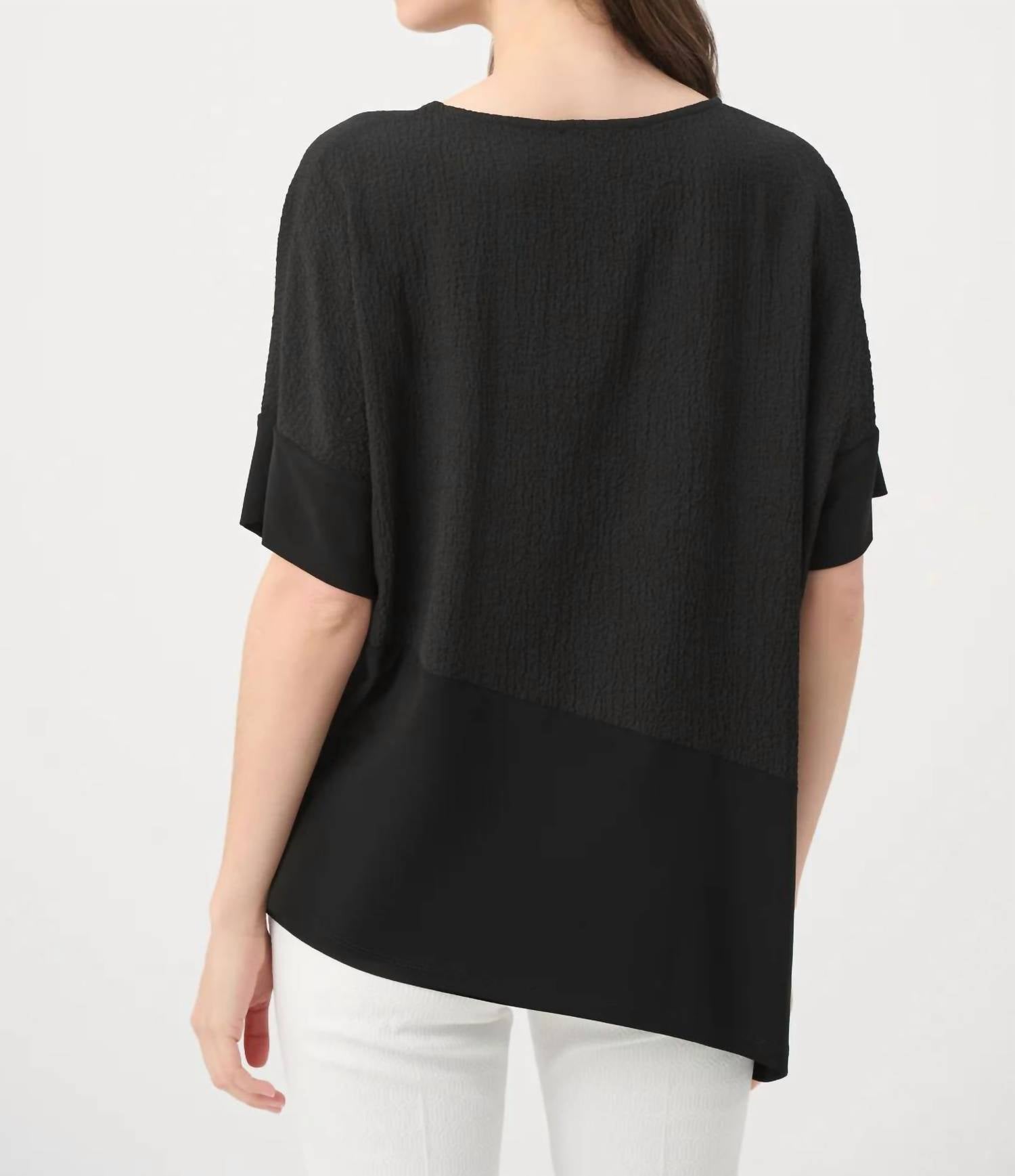 Joseph Ribkoff - Asymmetrical Cocoon Top