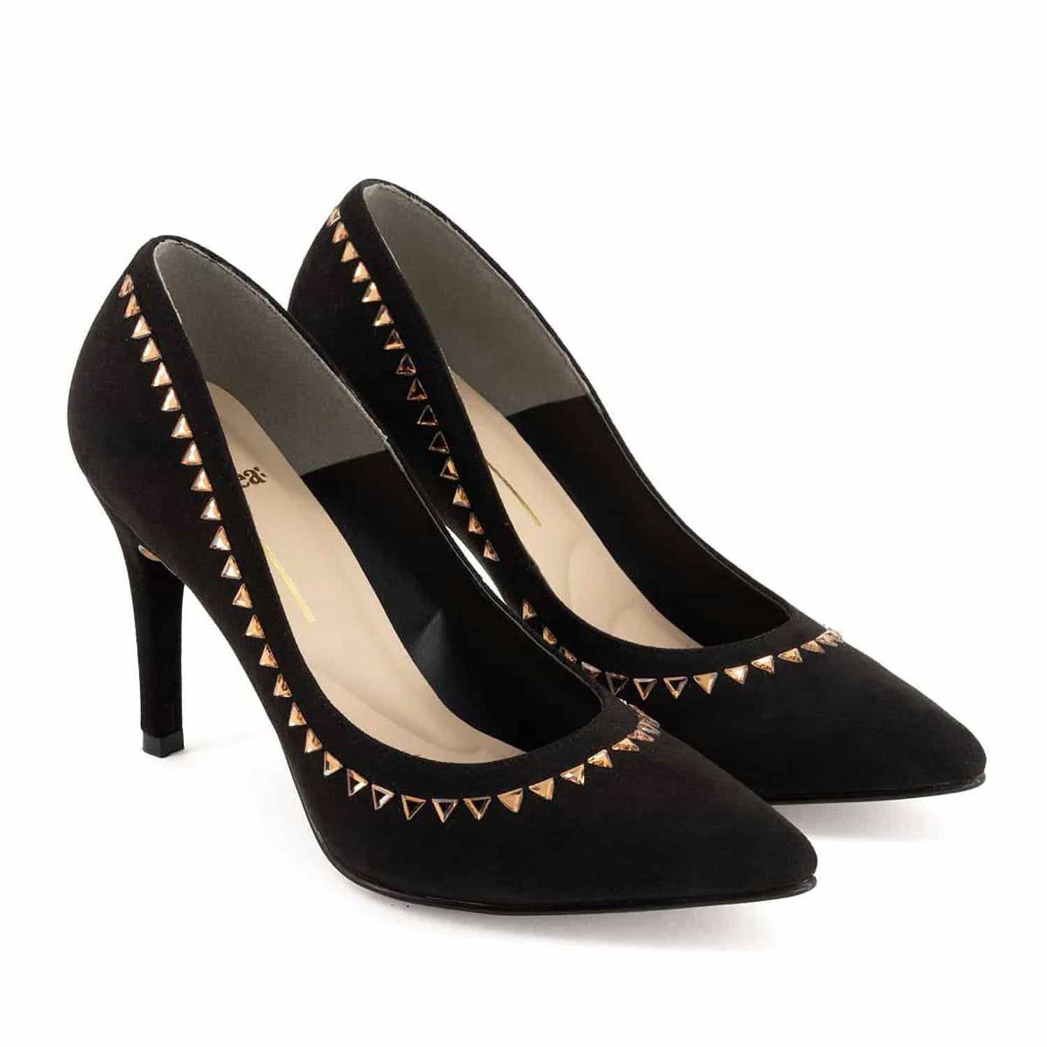 Andrea - Women's Pointed Toe Heeled Pumps