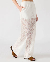 STEVE MADDEN Venetia Lace Wide Leg Pants - women's pants - detail view