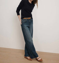 Veronica Beard - Taylor High Rise Wide Leg Jeans