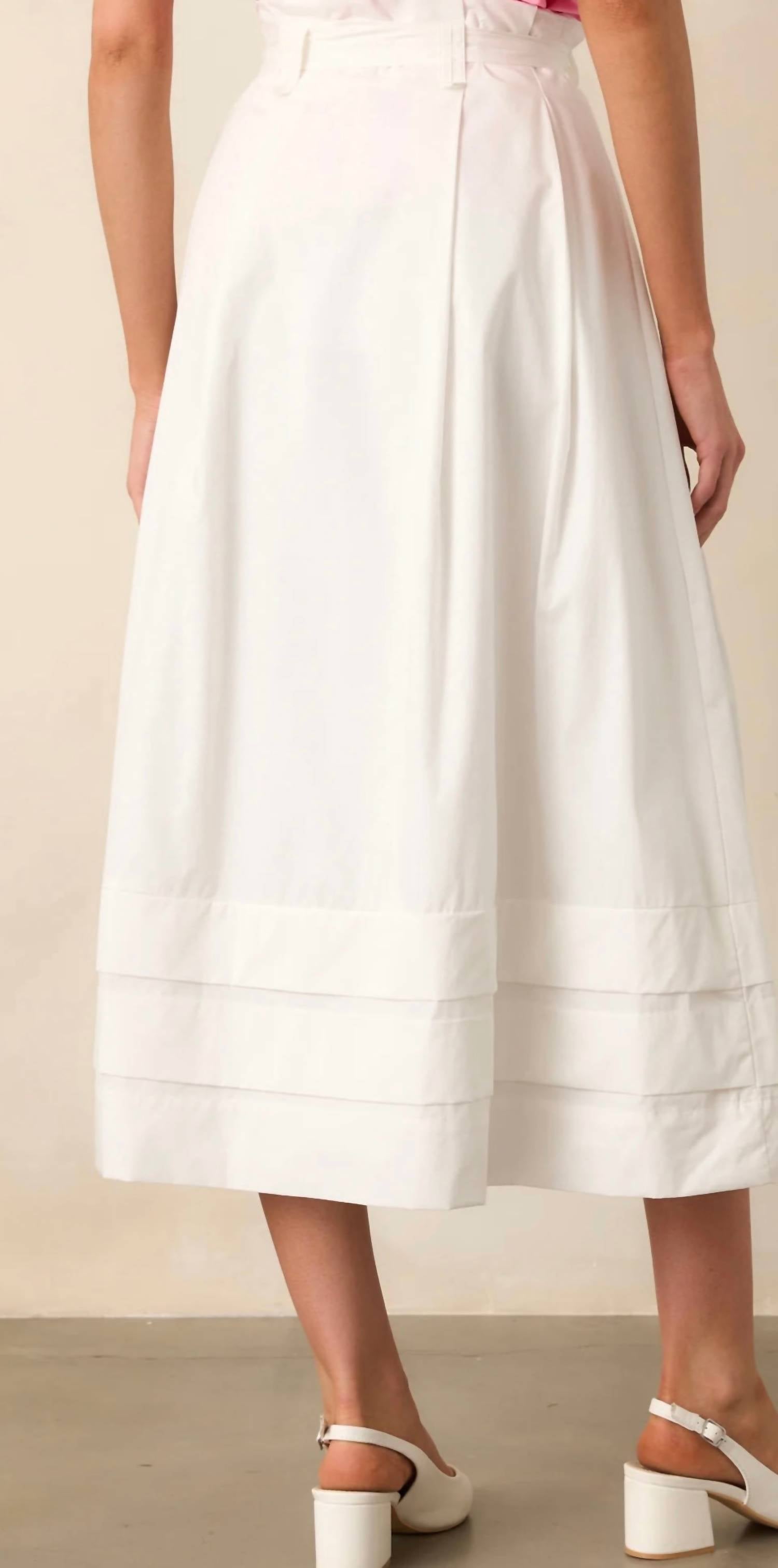 Prosperina - Ashford Cotton Midi Skirt