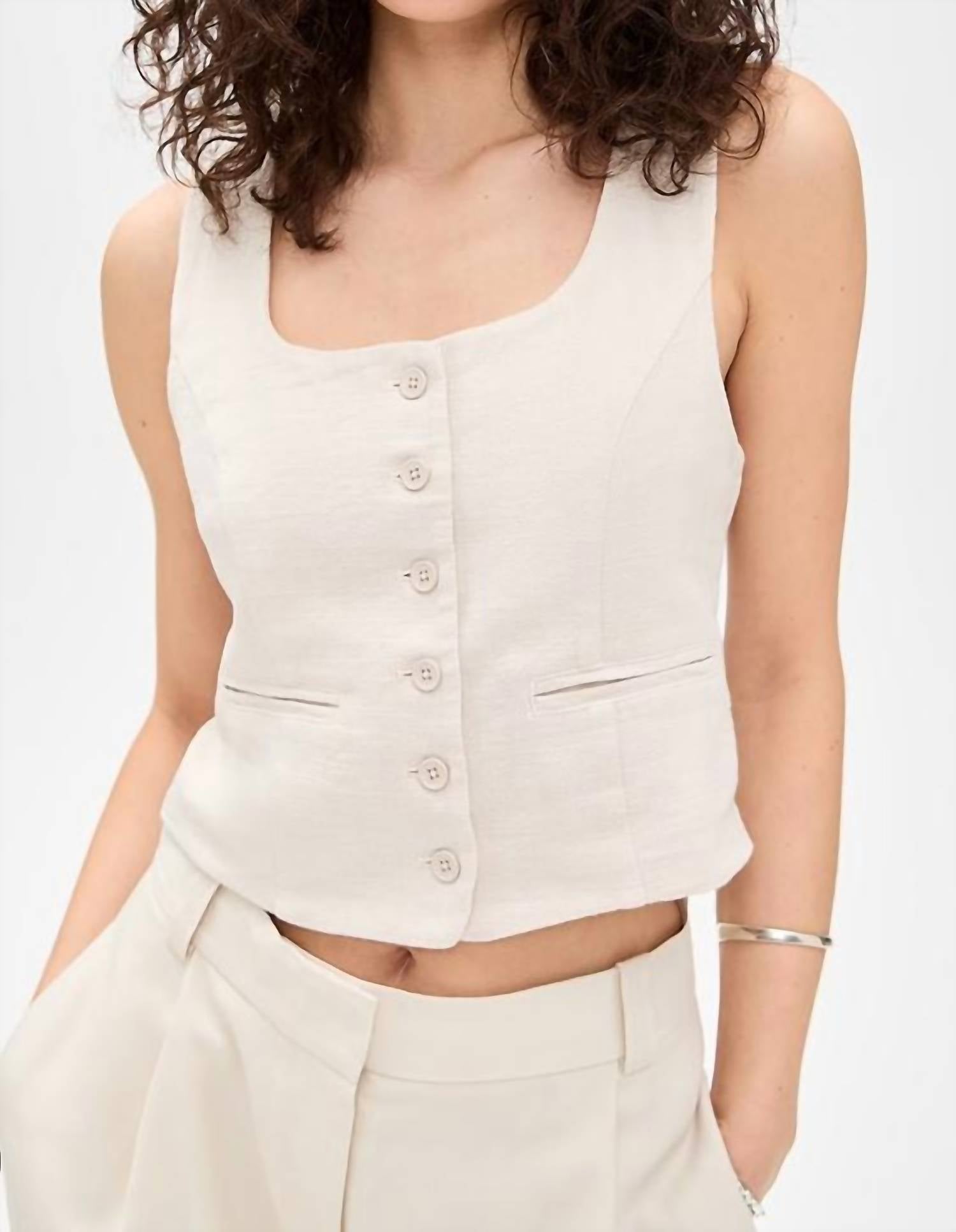 Blanknyc - Square Neck Sleeveless Top