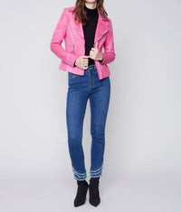 Charlie B - Faux Leather Moto Jacket