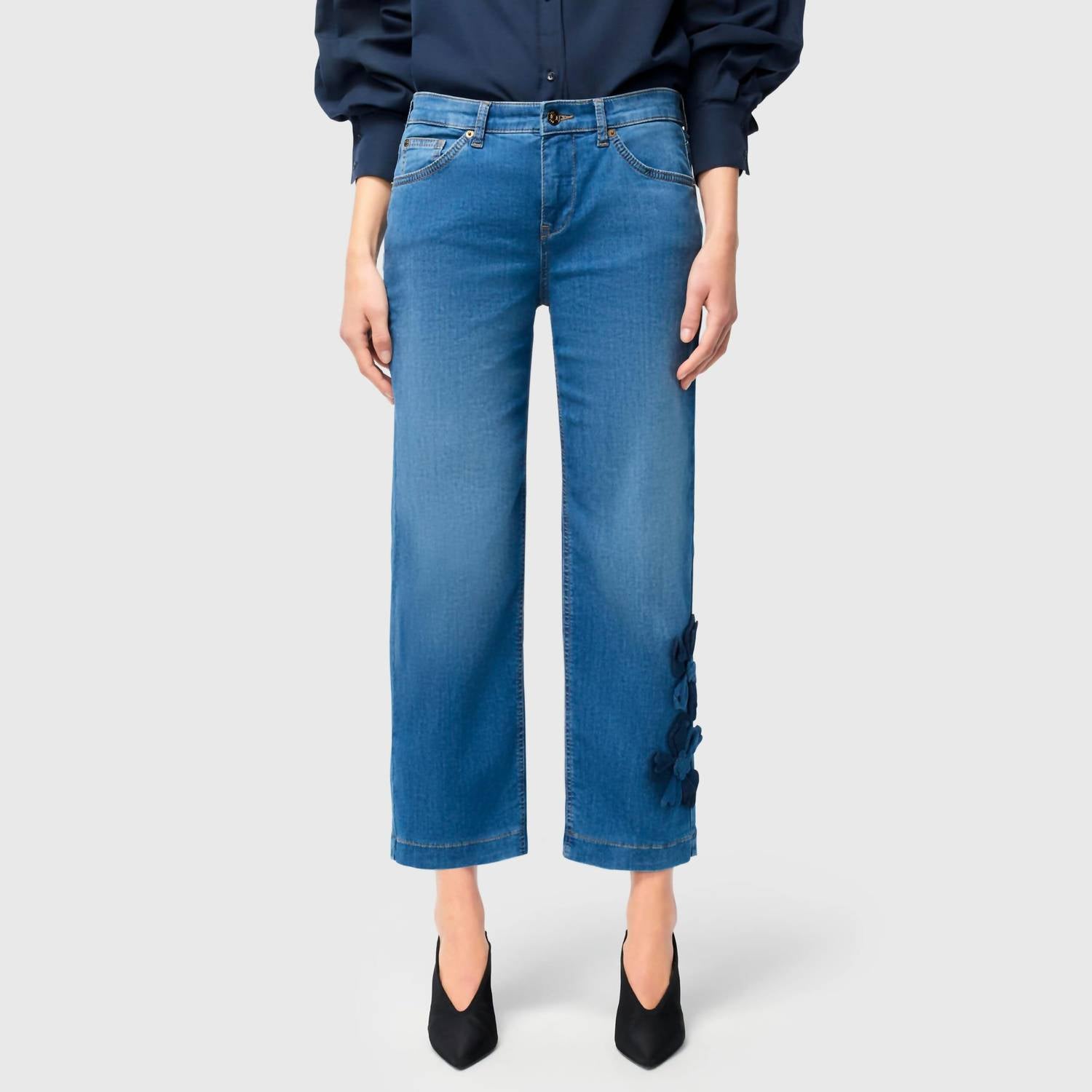Mac Jeans - Culotte Blossom Wide Leg Jeans