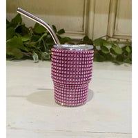 Desheng Enterprise - Mini Tumbler Shot Glass With Straw
