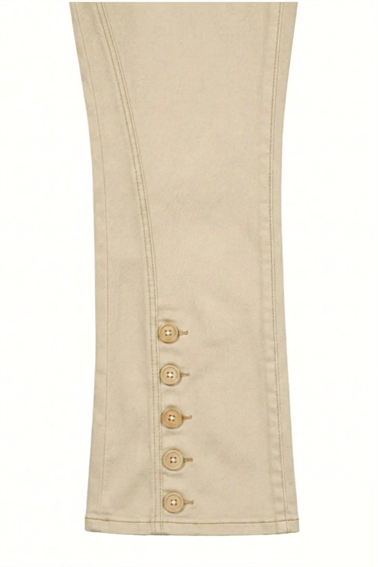 Ethyl - Ashley Capri Button Crop Pants