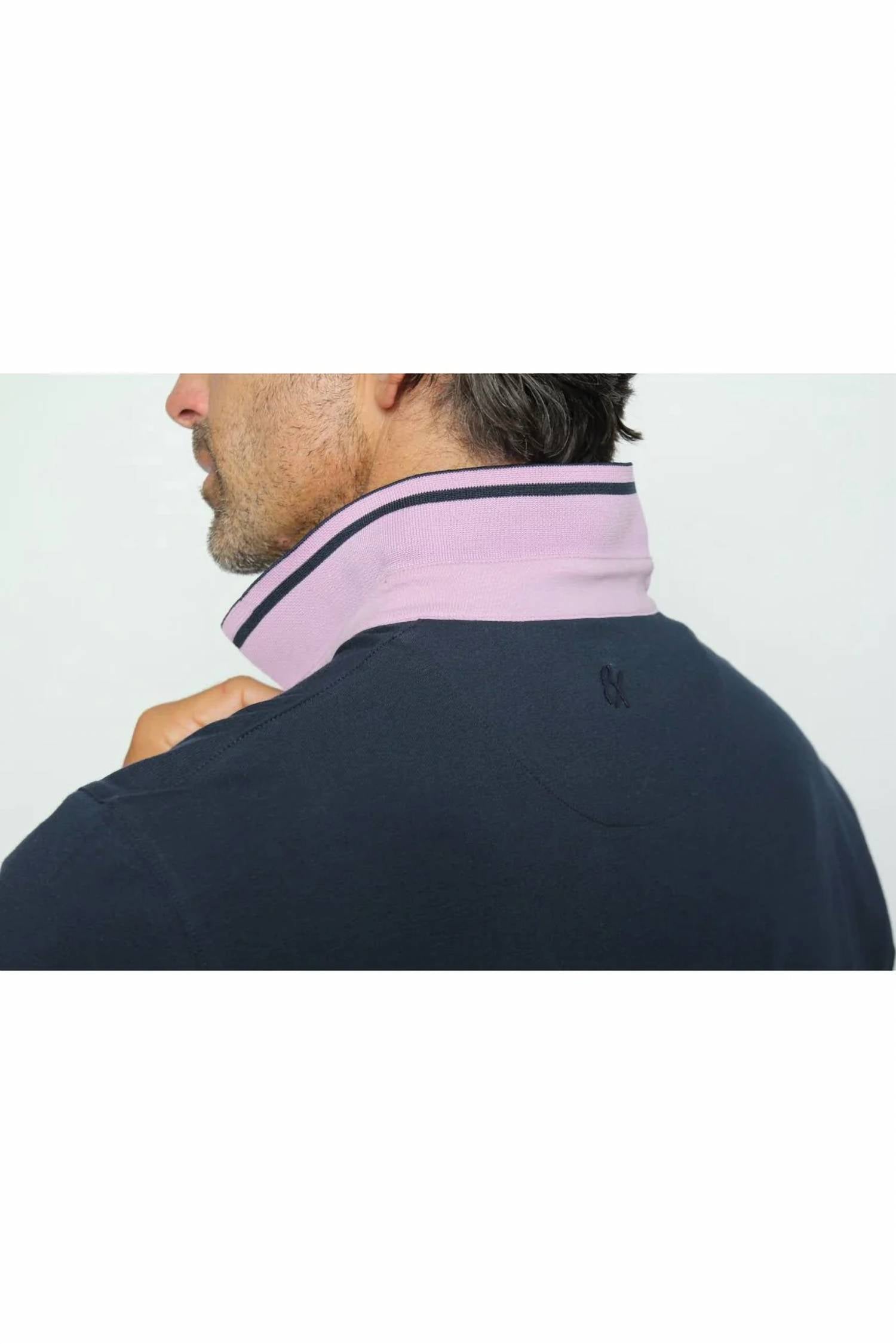 Eight X - Polo With White And Pink Trim