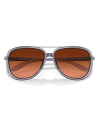 Oakley - Split Time Aviator Non Polarized Sunglasses 4129-2658