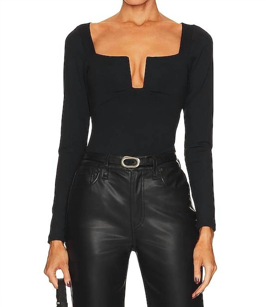 Susana Monaco - V-neck Long Sleeve Top
