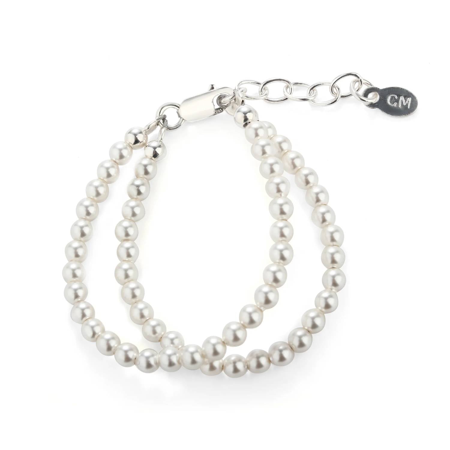 Cherished Moments - Elizabeth Pearl And Sterling Silver Bracelet