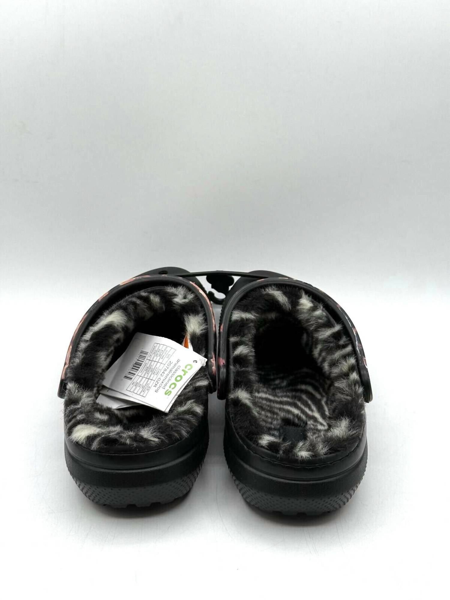 Crocs - Women's Classic Lined Animal Print Clog