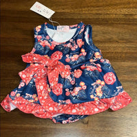 Pete + Lucy - Baby Basket Of Bouquets Romper