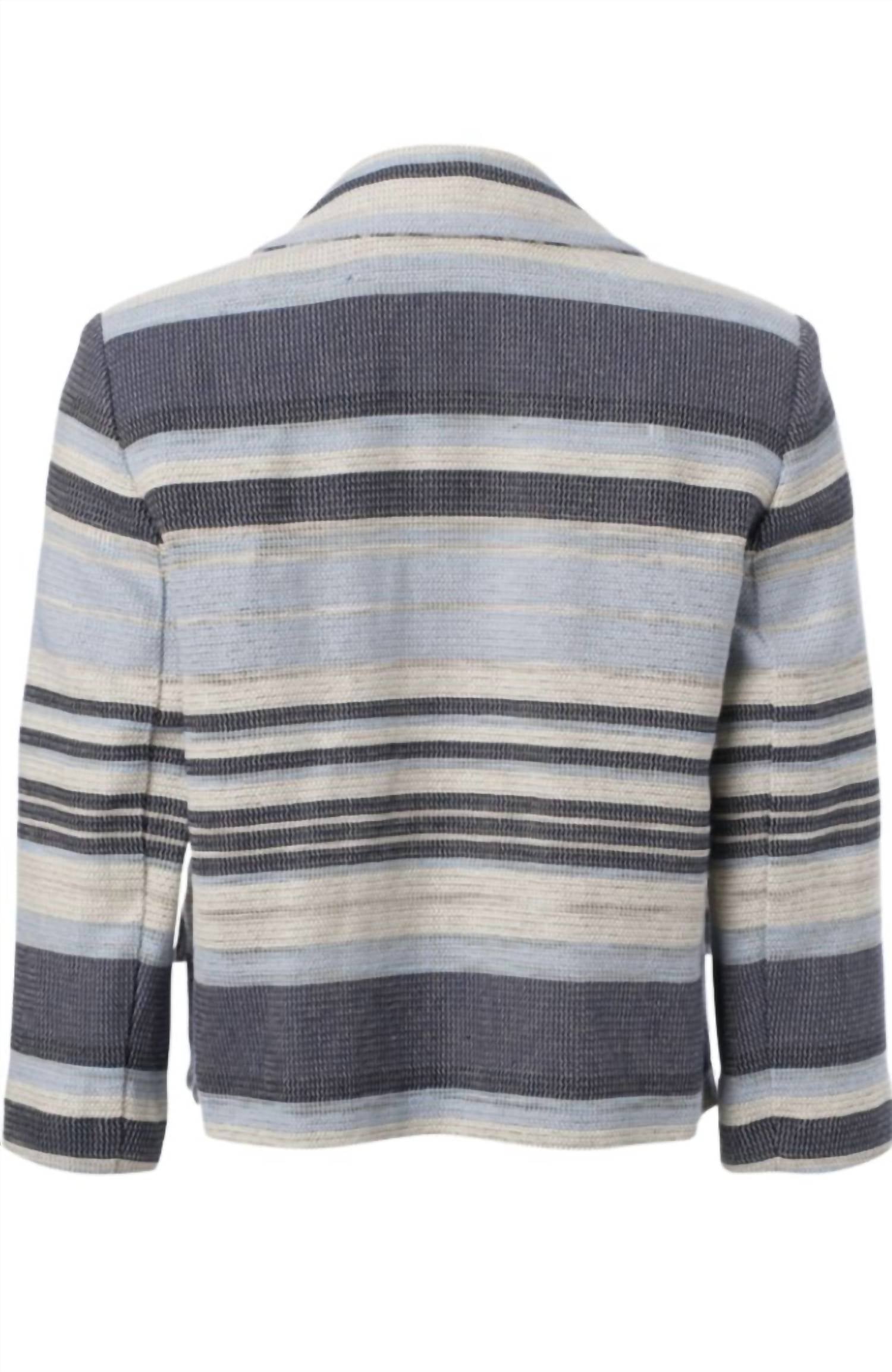 Iris Setlakwe Cropped Jacket in multi - women's jacket - alternate view