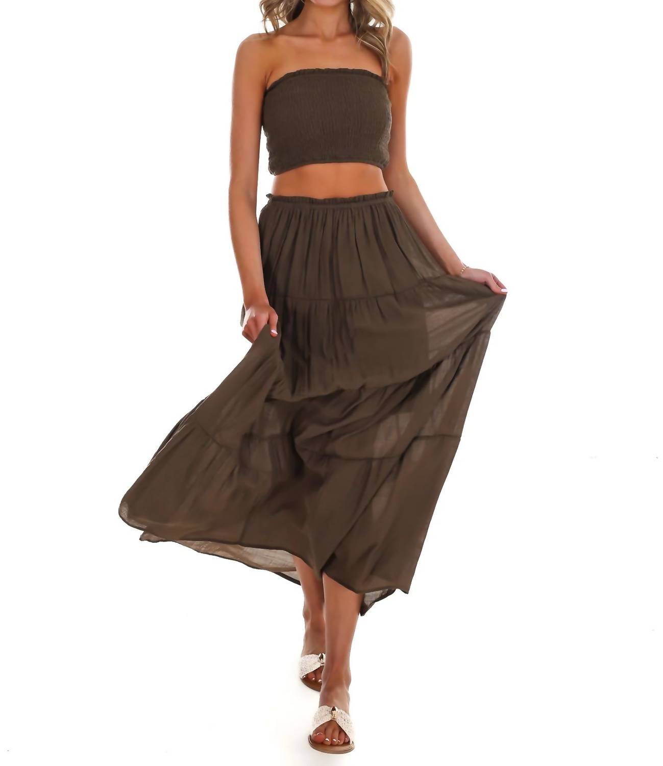 Hyfve - Women's Better People Two Piece Maxi Skirt Set