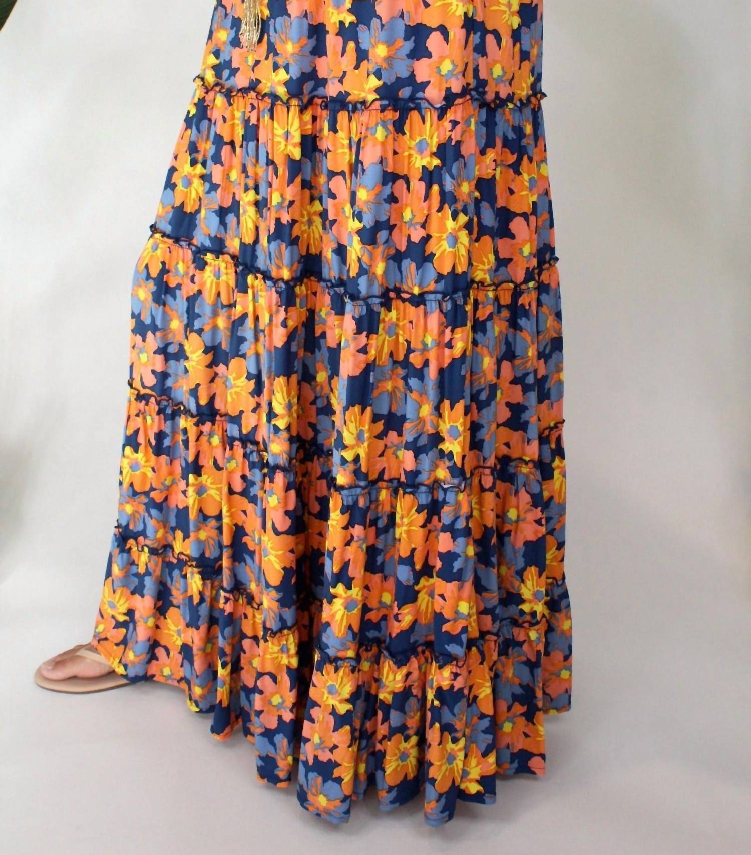 Romi The Brand Winter Lily Magical Skirt in floral - women's dress - alternate view