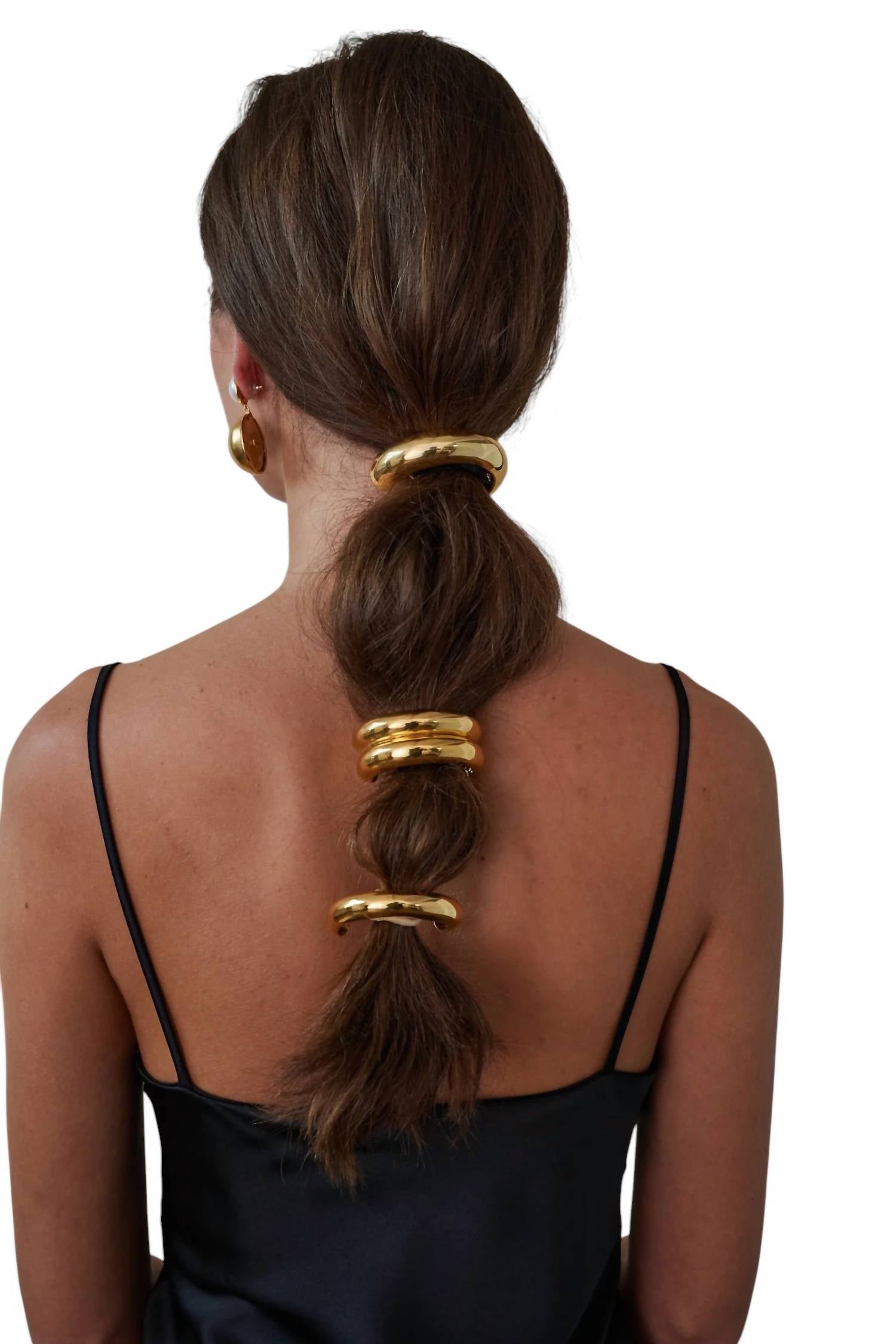 Lelet Ny - Women's Glossy Arch Pony Cuff
